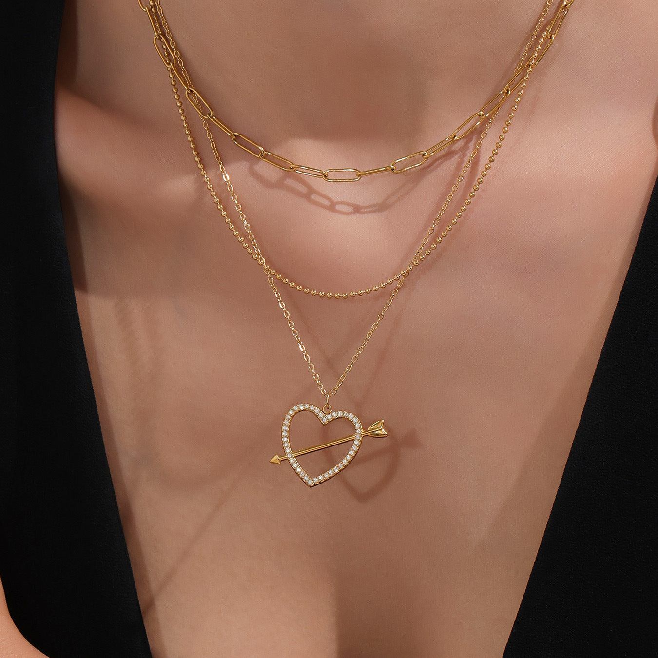 Ferris Wheel Stainless Steel DIY Zircon Necklace Fashionable All-Match Personalized