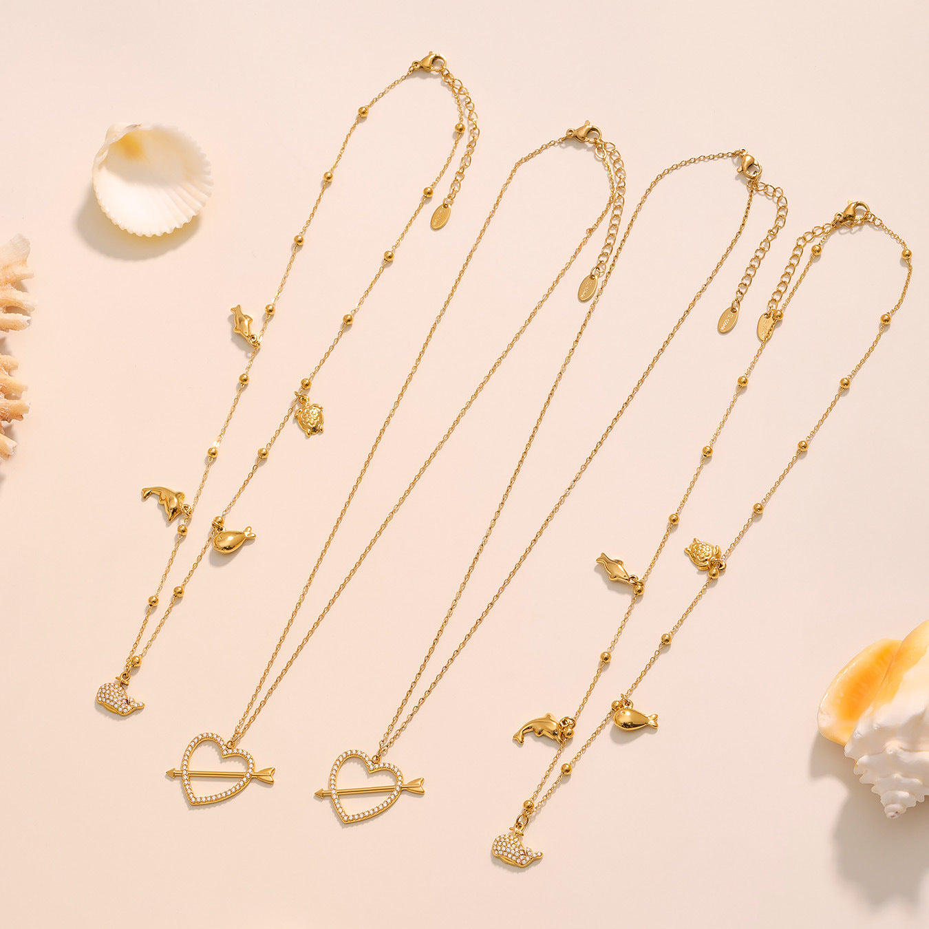 Ferris Wheel Stainless Steel DIY Zircon Necklace Fashionable All-Match Personalized